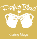 kissing mugs